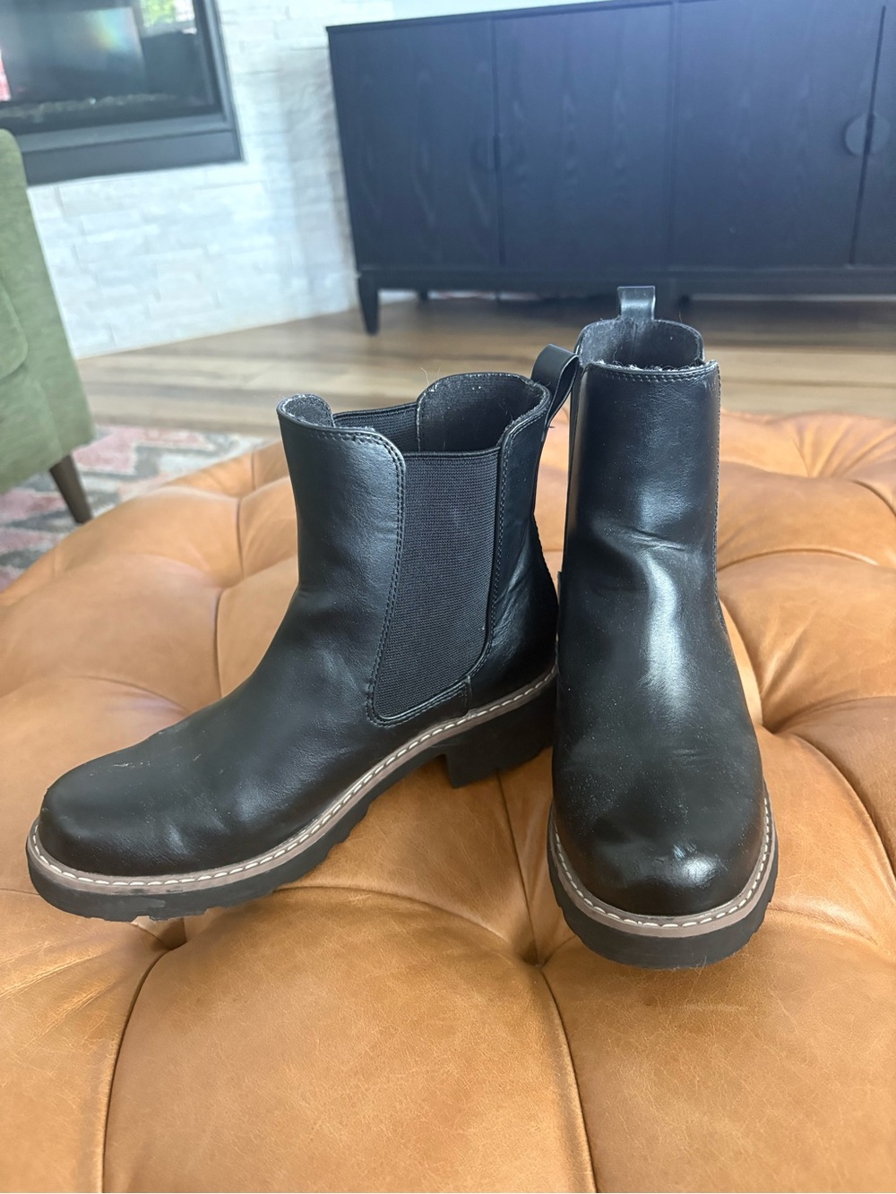 Black boots